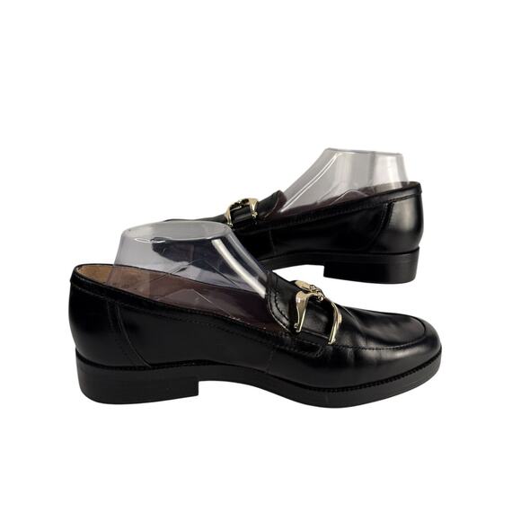 27 Edit NATURALIZER Women BELINE Black Leather Slip On Loafers SZ 9.5 M NWOB - Picture 3 of 11